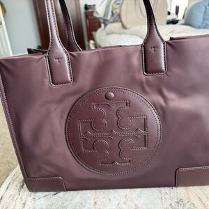 Tory Burch Dark Brown Tote Bag
